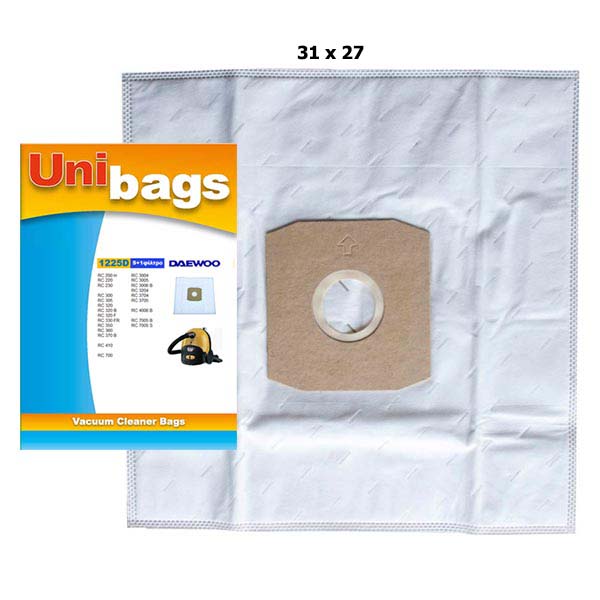 1225_daewoo_rc300-1 UNIBAGS 1225 MICROFIBER-ΣΑΚΟΥΛΕΣ ΣΚΟΥΠΑΣ (5 TEMAXIA+1ΦΙΛΤΡΟ) ΜΕ ΜΙΚΡΟΪΝΕΣ ΓΙΑ DAEWOO NEC ROHNSON SHARP - Image 1
