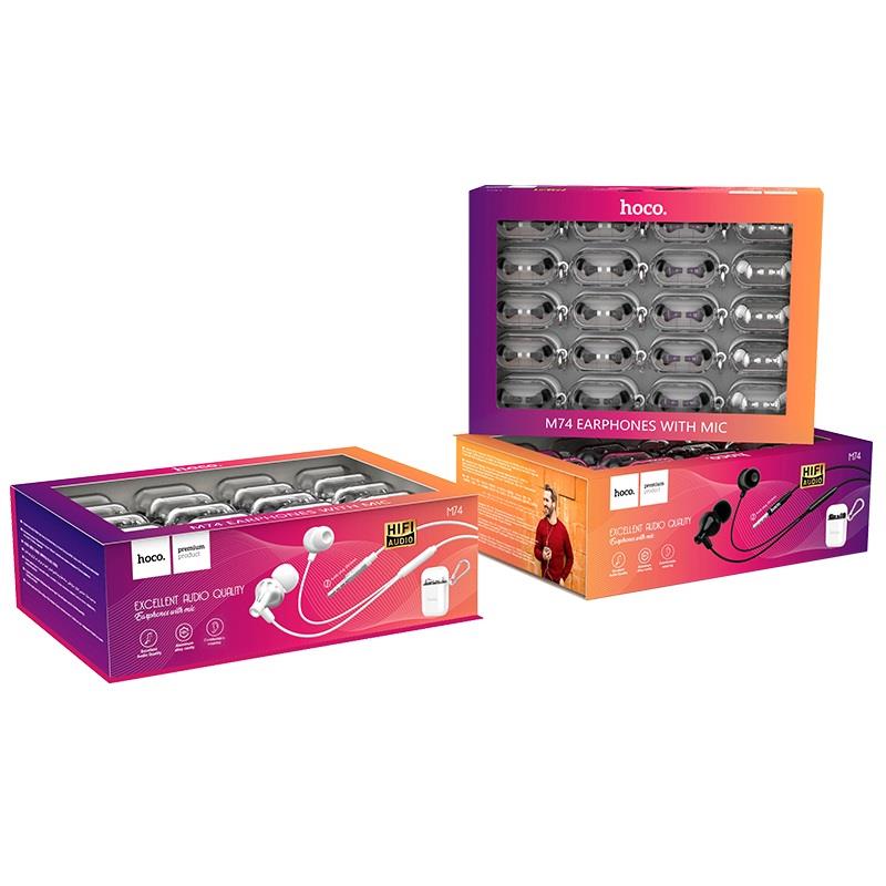 HOCO M74 CLASSIC ΑΚΟΥΣΤΙΚΑ ΜΕ ΜΙΚΡΟΦΩΝΟ (ΒΙΤΡΙΝΑΚΙ 20τεμ) HOCO M74 CLASSIC ΑΚΟΥΣΤΙΚΑ ΜΕ ΜΙΚΡΟΦΩΝΟ (ΒΙΤΡΙΝΑΚΙ 20τεμ) - Image 1