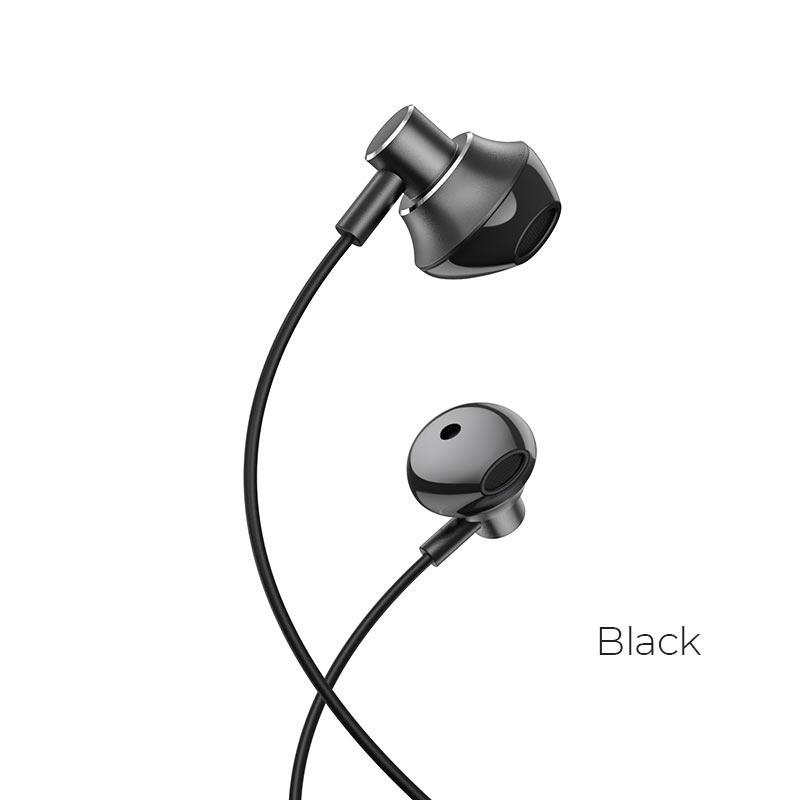 HOCO M75 BELLE UNIVERSAL EARPHONES ΜΑΥΡΟ HOCO M75 BELLE UNIVERSAL EARPHONES ΜΑΥΡΟ - Image 1