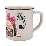 ΚΟΥΠΑ MUG VINTAGE PUG HUG ME 400ml