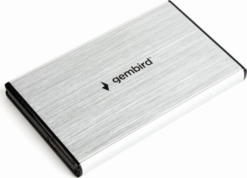 GEMBIRD ΘΗΚΗ ΓΙΑ HDD 2.5" USB 3.0 SILVER ALUMINIUM GEMBIRD ΘΗΚΗ ΓΙΑ HDD 2.5" USB 3.0 SILVER ALUMINIUM - Image 1