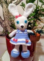 ΛΑΓΟΥΔΑΚΙ ΠΛΕΚΤΟ ΧΕΙΡΟΠΟΙΗΤΟ AMIGURUMI - Image 3