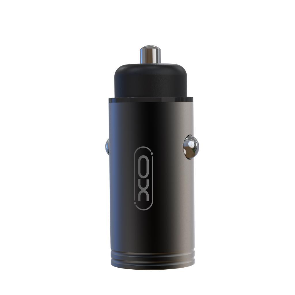 XO CC39 ΦΟΡΤΙΣΤΗΣ ΑΥΤΟΚΙΝΗΤΟΥ 18W QC3.0 XO CC39 ΦΟΡΤΙΣΤΗΣ ΑΥΤΟΚΙΝΗΤΟΥ 18W QC3.0, ΜΕΤΑΛΛΙΚΟΣ, 1 ΘΥΡΑ, ΜΑΥΡΟΣ - Image 1