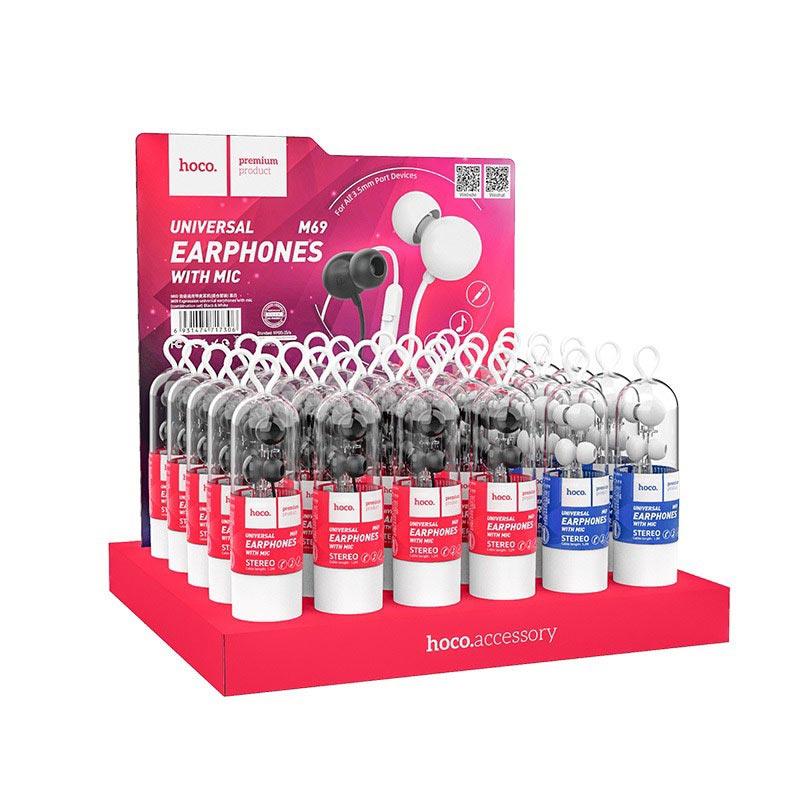 HOCO M69 EXPRESSION ΑΚΟΥΣΤΙΚΑ ΜΕ ΜΙΚΡΟΦΩΝΟ (30τεμ) HOCO M69 EXPRESSION ΑΚΟΥΣΤΙΚΑ ΜΕ ΜΙΚΡΟΦΩΝΟ (30τεμ), REFIL - Image 1
