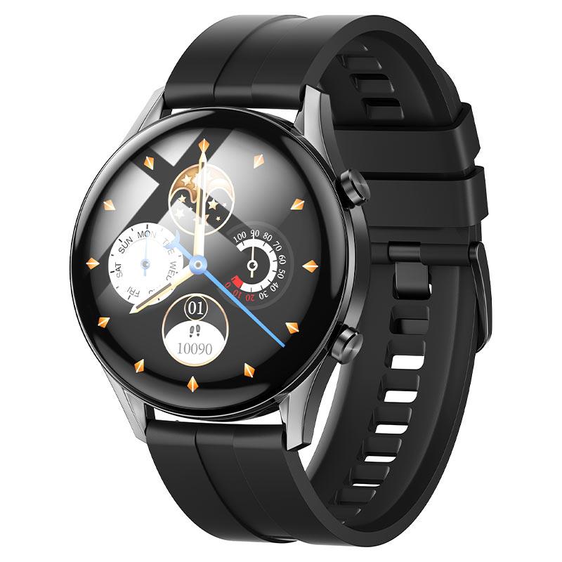 HOCO Y7 SMART WATCH HOCO Y7 SMART WATCH, ΣΤΡΟΓΓΥΛΟ - Image 1