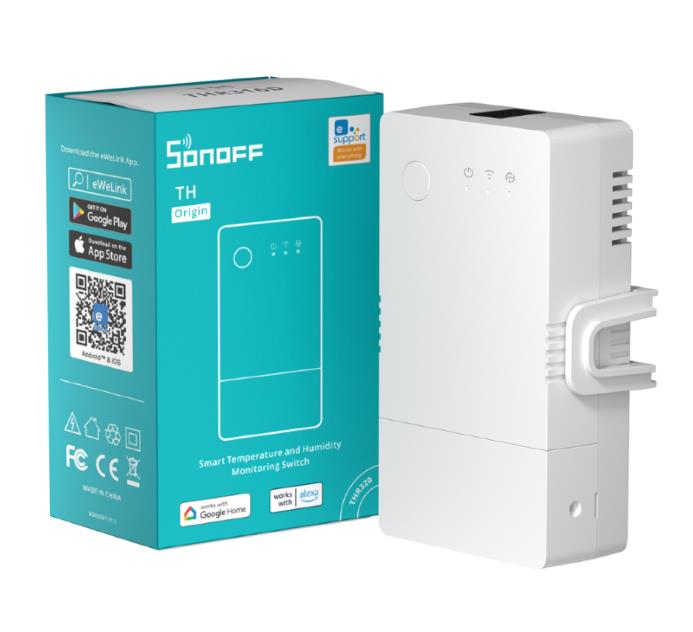 SONOFF THR316 ΕΞΥΠΝΟΣ ΔΙΑΚΟΠΤΗΣ ΜΕ ΘΕΡΜΟΚΡΑΣΙΑ / ΥΓΡΑΣΙΑ TH ORIGIN 16A SONOFF THR316 ΕΞΥΠΝΟΣ ΔΙΑΚΟΠΤΗΣ ΜΕ ΘΕΡΜΟΚΡΑΣΙΑ / ΥΓΡΑΣΙΑ TH ORIGIN 16A - Image 1