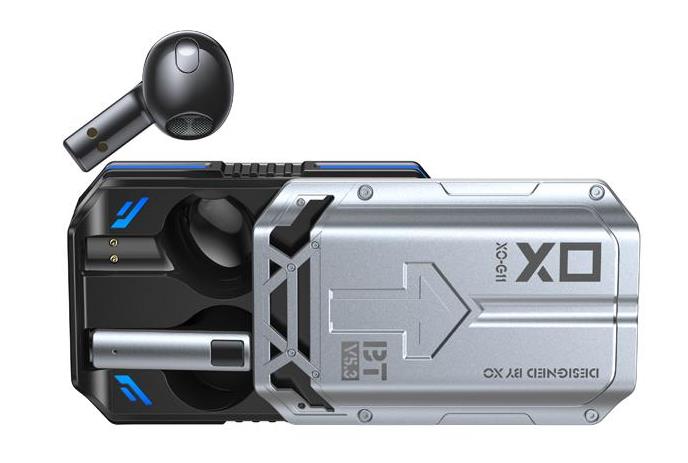 XO G11 ΑΚΟΥΣΤΙΚΑ HANDSFREE SWORD RAIN GAMING TWS XO G11 ΑΚΟΥΣΤΙΚΑ HANDSFREE SWORD RAIN GAMING TWS, ΜΕΤΑΛΛΙΚΗ ΘΗΚΗ - Image 1