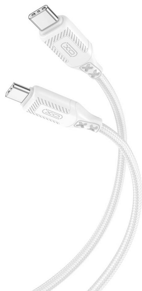 XO NB-Q236B ΚΑΛΩΔΙΟ ΦΟΡΤΙΣΗΣ TYPE-C ΣΕ TYPE-C XO NB-Q236B ΚΑΛΩΔΙΟ ΦΟΡΤΙΣΗΣ TYPE-C ΣΕ TYPE-C, 60W, ΛΕΥΚΟ - Image 1