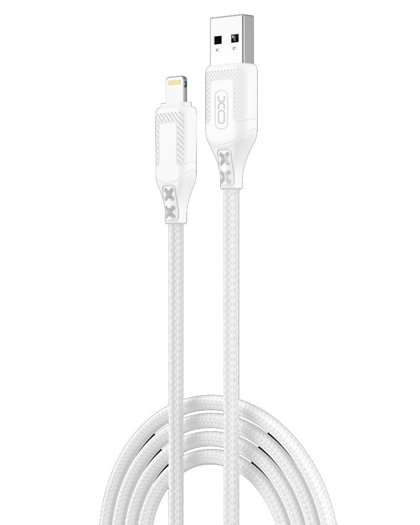 XO NB235 ZEBRA ΚΑΛΩΔΙΟ ΦΟΡΤΙΣΗΣ LIGHTNING XO NB235 ZEBRA ΚΑΛΩΔΙΟ ΦΟΡΤΙΣΗΣ LIGHTNING, ΛΕΥΚΟ - Image 1