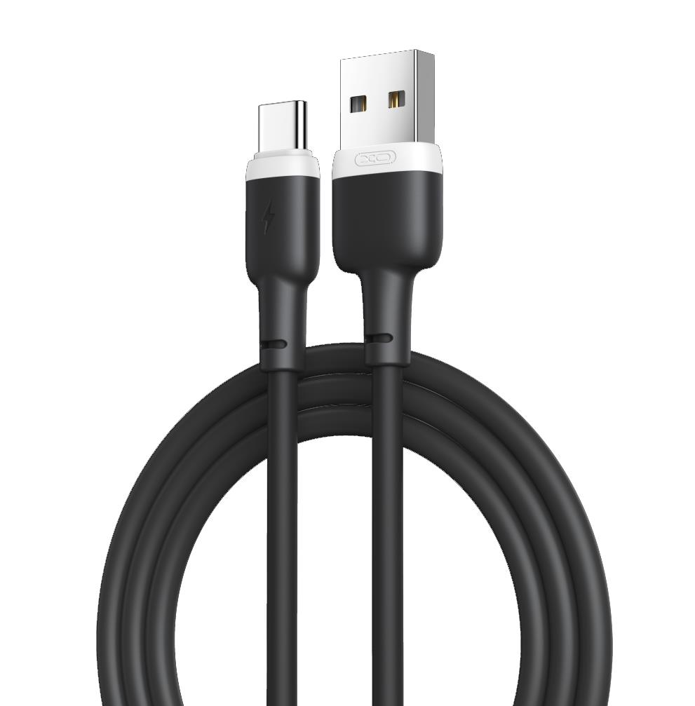 XO NB208 LIQUID ΚΑΛΩΔΙΟ ΦΟΡΤΙΣΗΣ ΣΙΛΙΚΟΝΗΣ TYPE-C XO NB208 LIQUID ΚΑΛΩΔΙΟ ΦΟΡΤΙΣΗΣ ΣΙΛΙΚΟΝΗΣ TYPE-C, ΜΑΥΡΟ - Image 1