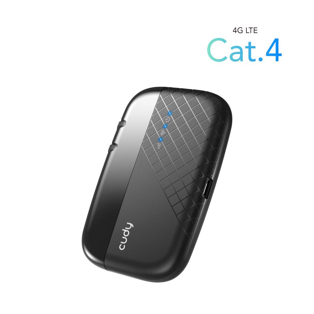 CUDY MF4 ΦΟΡΗΤΟ 4G LTE ROUTER Wi-Fi CUDY MF4 ΦΟΡΗΤΟ 4G LTE ROUTER Wi-Fi, 2000mAh - Image 1