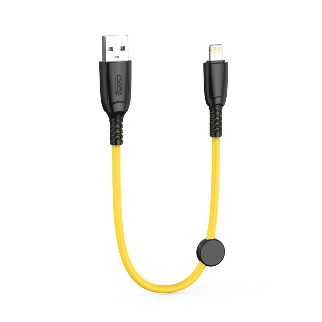 XO NB247 SULUO ΚΑΛΩΔΙΟ ΜΕΤΑΦΟΡΑΣ ΔΕΔΟΜΕΝΩΝ USB-A ΣΕ LIGHTNING XO NB247 SULUO ΚΑΛΩΔΙΟ ΜΕΤΑΦΟΡΑΣ ΔΕΔΟΜΕΝΩΝ USB-A ΣΕ LIGHTNING, ΚΙΤΡΙΝΟ - Image 1
