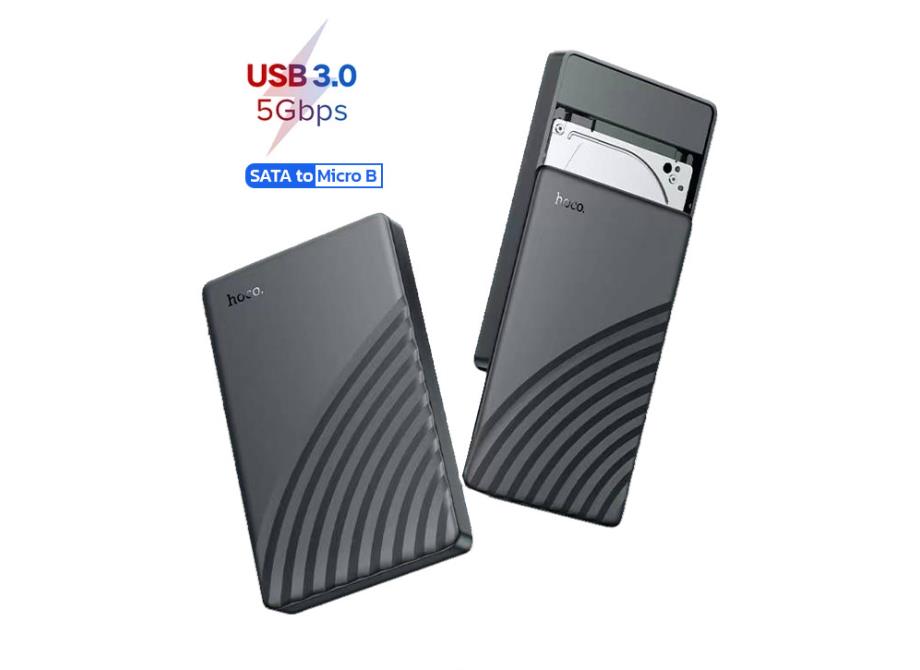 HOCO HB46 USB3.0 2.5-INCH SATA HARD DRIVE ENCLOSURE HOCO HB46 USB3.0 2.5-INCH SATA HARD DRIVE ENCLOSURE - Image 1