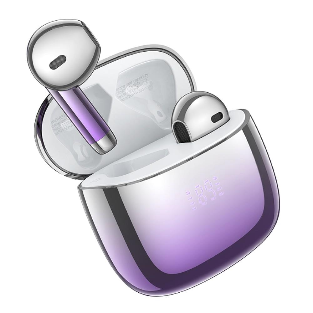 HOCO EW62 ΑΚΟΥΣΤΙΚΑ BLUETOOTH GLITTER HOCO EW62 ΑΚΟΥΣΤΙΚΑ BLUETOOTH GLITTER, ΜΩΒ - Image 1