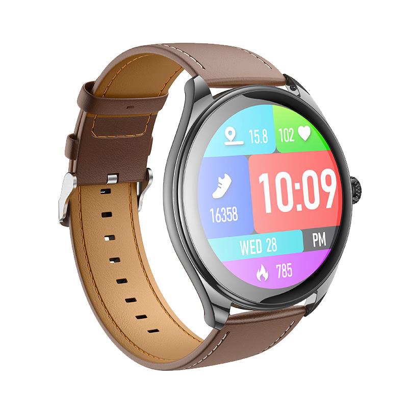 HOCO Y22 AMOLED SPORTS WATCH (CALL VERSION) HOCO Y22 AMOLED SPORTS WATCH (CALL VERSION), ΜΑΥΡΟ - Image 1