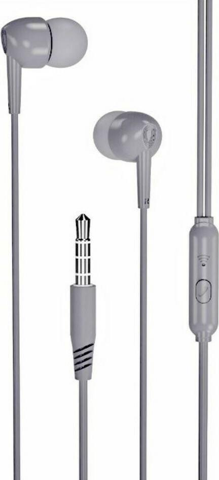 XO EP37 ΑΚΟΥΣΤΙΚΑ HANDSFREE 1 XO EP37 ΑΚΟΥΣΤΙΚΑ HANDSFREE 1,15M , ΓΚΡΙ - Image 1