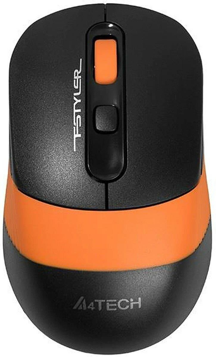 ΠΟΝΤΙΚΙ ΑΣΥΡΜΑΤΟ A4Tech FG10 2000 DPI ΠΟΝΤΙΚΙ ΑΣΥΡΜΑΤΟ A4Tech FG10 2000 DPI, ΜΑΥΡΟ/ΠΟΡΤΟΚΑΛΙ - Image 1