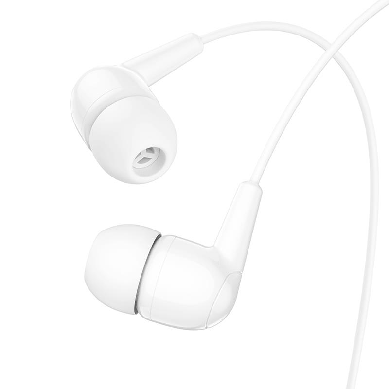 HOCO M97 ΑΚΟΥΣΤΙΚΑ HANDSFREE ENJOY HOCO M97 ΑΚΟΥΣΤΙΚΑ HANDSFREE ENJOY, 3,5mm, ΛΕΥΚΟ - Image 1