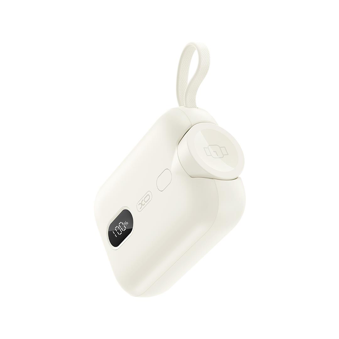 XO PR260 POWERBANK 20W XO PR260 POWERBANK 20W, ME ΑΣΥΡΜΑΤΗ ΦΟΡΤΙΣΗ IWATCH, 10000MAH, ΟΘΟΝΗ, ΛΕΥΚΟ - Image 1