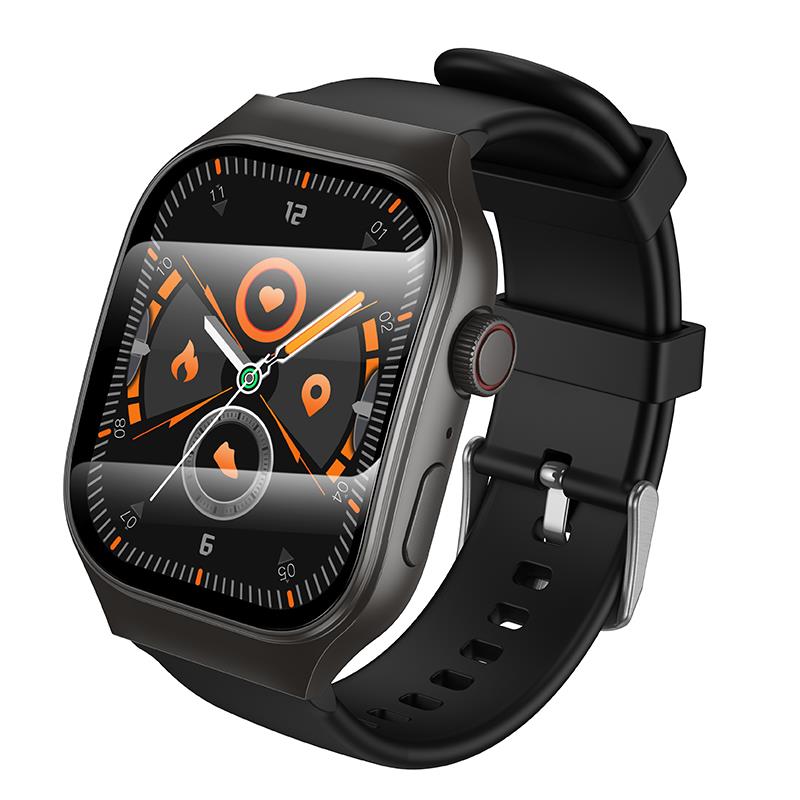 HOCO Y33 SPORTS SMART WATCH (CALL VERSION) HOCO Y33 SPORTS SMART WATCH (CALL VERSION), ΜΑΥΡΟ - Image 1