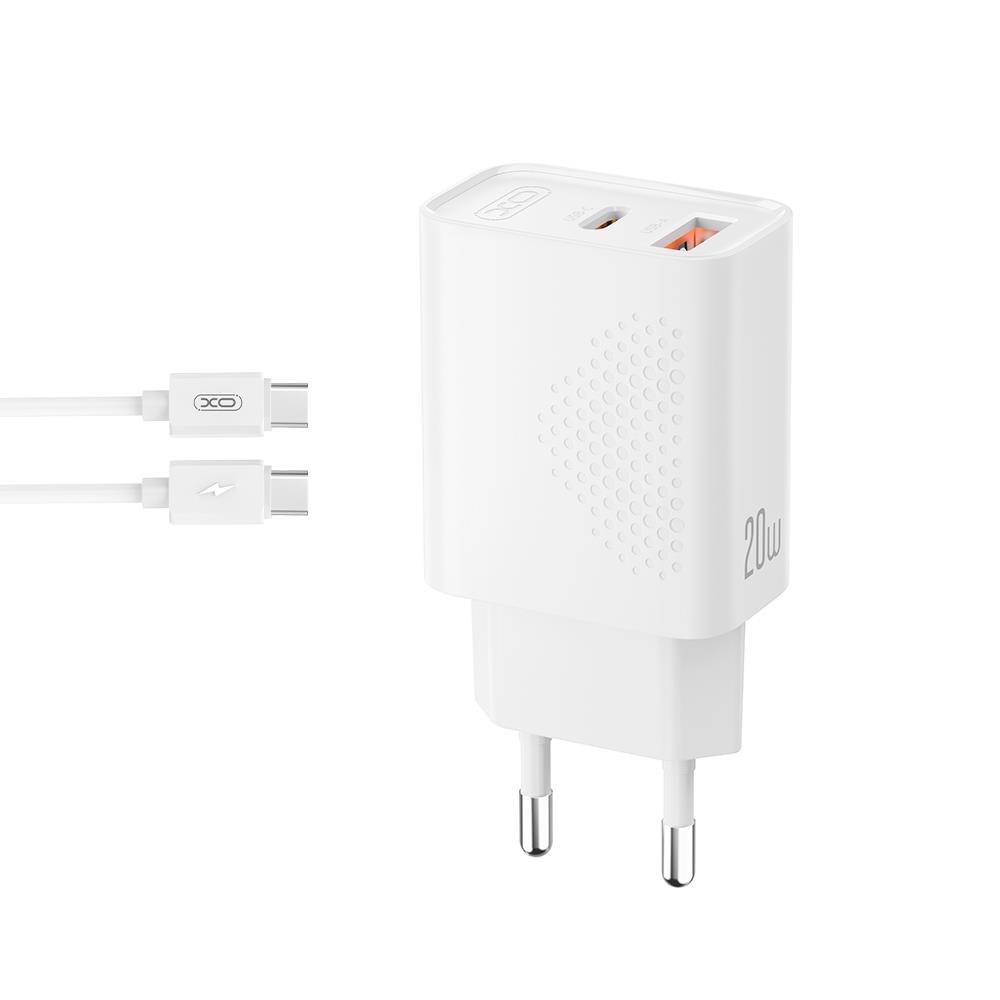 XO ΦΟΡΤΙΣΤΗΣ ΓΡΗΓΟΡΗΣ ΦΟΡΤΙΣΗΣ L161 XO ΦΟΡΤΙΣΤΗΣ ΓΡΗΓΟΡΗΣ ΦΟΡΤΙΣΗΣ L161, 20W, ΜΕ ΚΑΛΩΔΙΟ TYPE-C, 2 ΘΥΡΕΣ - Image 1