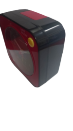 ΕΠΙΤΡΑΠΕΖΙΟ ΑΝΑΛΟΓΙΚΟ ΡΟΛΟΙ YAZUMI QUARTZ ΜΠΑΤΑΡΙΑΣ,ΜΕ ΞΥΠΝΗΤΗΡΙ ΚΑΙ ΦΩΣ ΝΥΚΤΟΣ ΣΕ ΧΡΩΜΑ KOKKINO/ΜΑΥΡΟ - Image 2