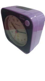 ΕΠΙΤΡΑΠΕΖΙΟ ΑΝΑΛΟΓΙΚΟ ΡΟΛΟΙ YAZUMI QUARTZ ΜΠΑΤΑΡΙΑΣ,ΜΕ ΞΥΠΝΗΤΗΡΙ ΚΑΙ ΦΩΣ ΝΥΚΤΟΣ ΣΕ ΧΡΩΜΑ ΜΩΒ - Image 2