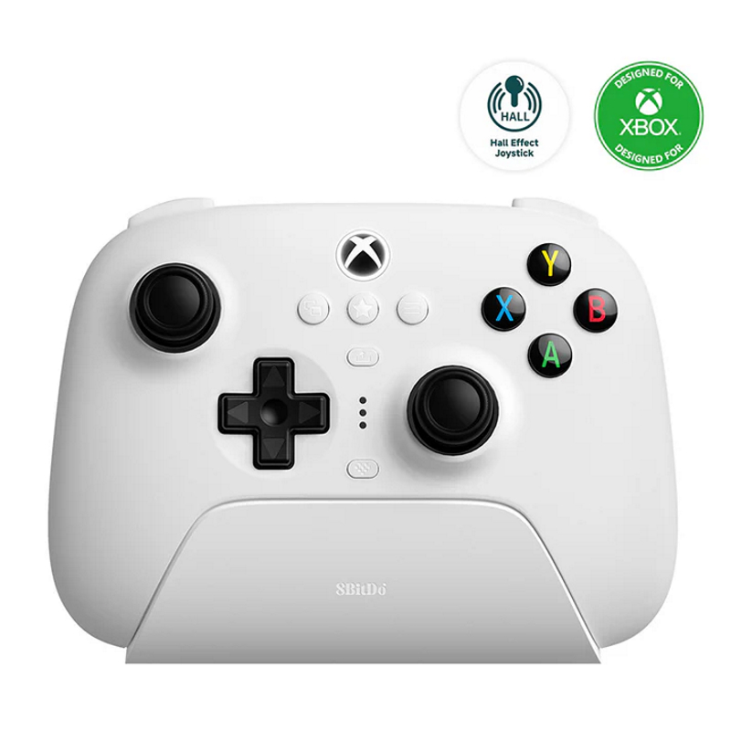 8Bitdo Ultimate 3-mode με Charging Dock (Ενσύρματο για Xbox Series X|S και One/ Ασύρματο BT για Android - IOS - PC) Λευκό 8Bitdo Ultimate 3-mode με Charging Dock (Ενσύρματο για Xbox Series X|S και One/ Ασύρματο BT για Android - IOS - PC) Λευκό - Image 1
