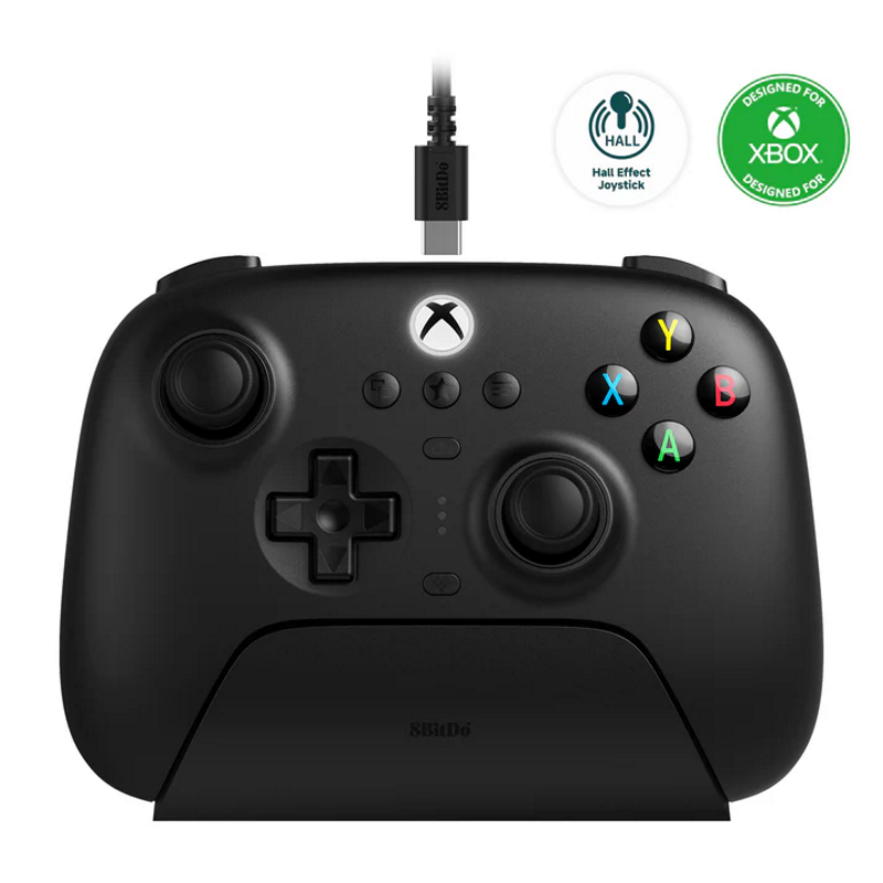 8Bitdo Ultimate 3-mode με Charging Dock (Ενσύρματο για Xbox Series X|S και One/ Ασύρματο BT για Android - IOS - PC) Μαύρο 8Bitdo Ultimate 3-mode με Charging Dock (Ενσύρματο για Xbox Series X|S και One/ Ασύρματο BT για Android - IOS - PC) Μαύρο - Image 1