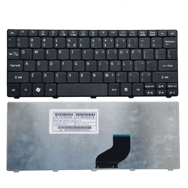 Πληκτρολόγιο Laptop Acer Aspire One 521 522 532 532H 533 D255 D255E D257 D260 D270 Πληκτρολόγιο Laptop Acer Aspire One 521 522 532 532H 533 D255 D255E D257 D260 D270 - Image 1