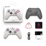 GameSir Nova HD Rumble NS RGB Multiplatform Gamepad (Bluetooth/USB-C/Ασύρματο) (PC/Switch/iOS/Android) White - Image 2