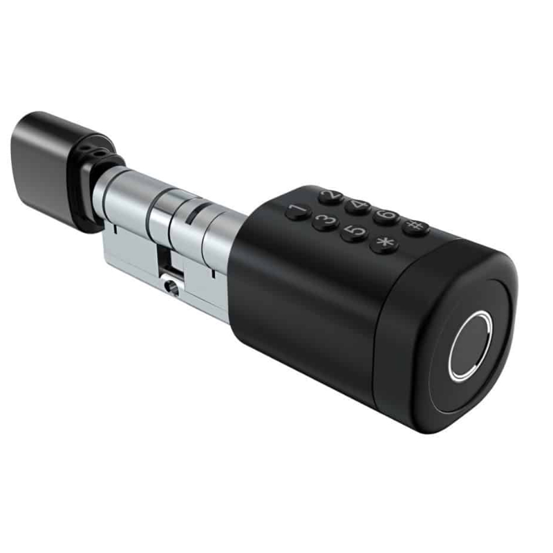 LILIWISE C1 V.A 95 Κλειδαριά Airbnb με κύλινδρο ασφαλείας LILIWISE C1 V.A 95 Κλειδαριά Airbnb με κύλινδρο ασφαλείας, Κωδικό, RFID, BT και Fingerprint V.A.65 Black TTLOCK - Image 1