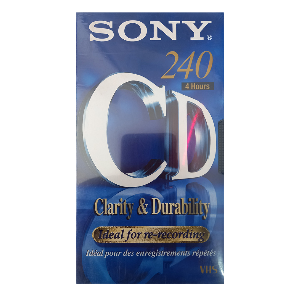 SONY240 ΚΑΣΕΤΑ ΒΙΝΤΕΟ VHS SONY ΔΙΑΡΚΕΙΑΣ 240 ΛΕΠΤΩΝ - Image 1