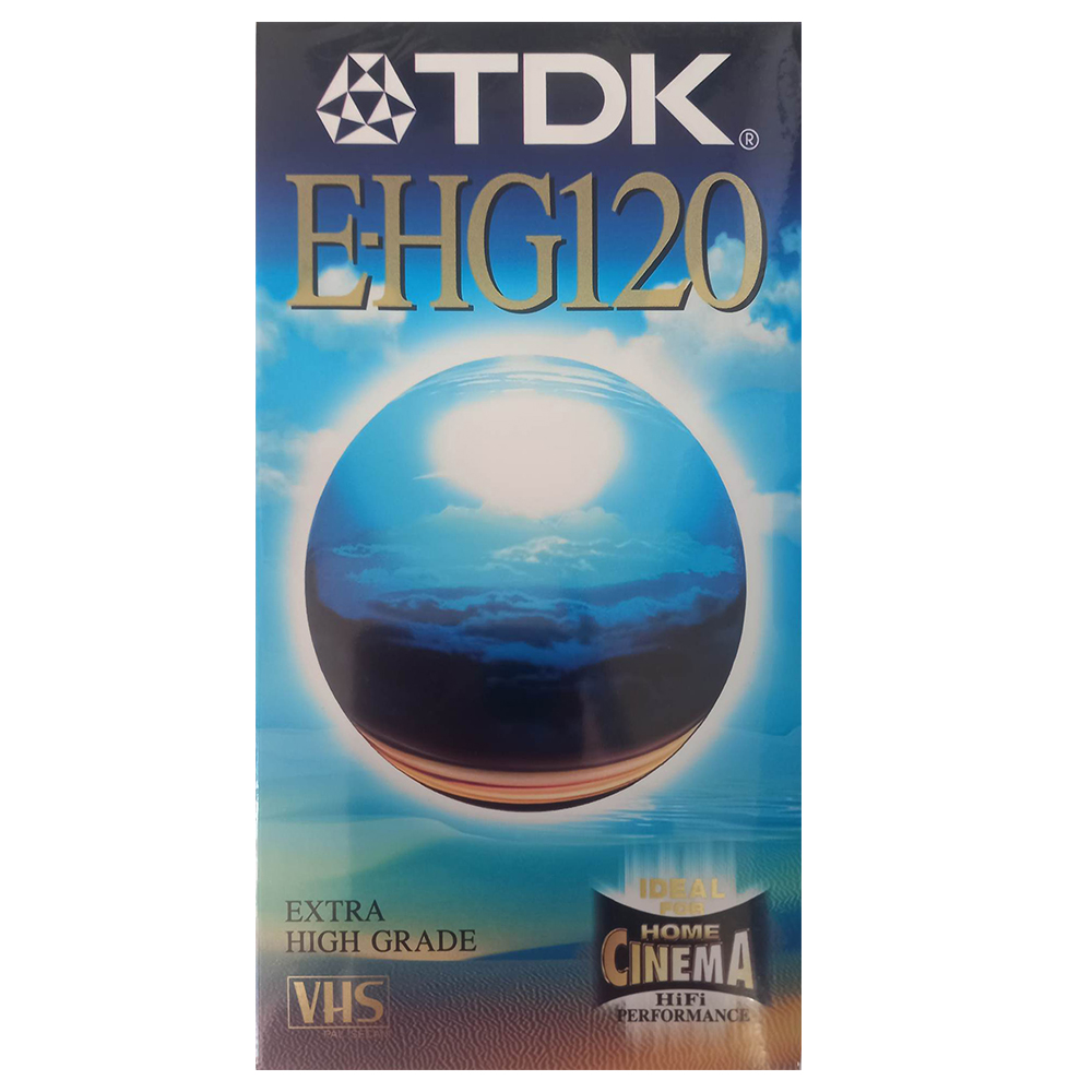 TDKEHG120 ΚΑΣΕΤΑ ΒΙΝΤΕΟ VHS TDK ΔΙΑΡΚΕΙΑΣ 120 ΛΕΠΤΩΝ EXTRA HIGH GRADE - Image 1