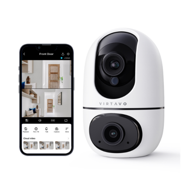 Virtavo EggSentry Διπλή Κάμερα Παρακολούθησης WiFi FHD 1080P με ΑΙ και Αμφίδρομη Επικοινωνία Virtavo EggSentry Διπλή Κάμερα Παρακολούθησης WiFi FHD 1080P με ΑΙ και Αμφίδρομη Επικοινωνία - Image 1