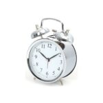 PLATINET PZMAS ALARM CLOCK MARCH SILVER