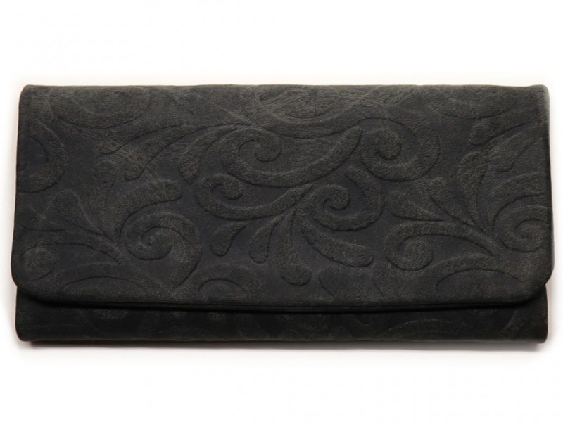 alpha-status-3000-grey-black-anaglyfh-dermatinh-kapnothhkh ALPHA STATUS 3000 GREY-BLACK ΑΝΑΓΛΥΦΗ δερμάτινη καπνοθήκη - Image 1