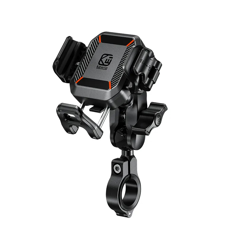 Kewig M33C Περιστρεφόμενη 360° Αντικραδασμική Βάση Κινητού για Μηχανή/Ποδήλατο με Quick Release Kewig M33C Περιστρεφόμενη 360° Αντικραδασμική Βάση Κινητού για Μηχανή/Ποδήλατο με Quick Release - Image 1