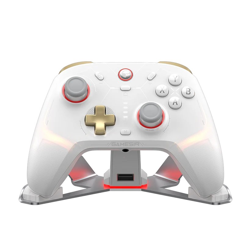 GameSir Cyclone 2 Multiplatform Controller Charging St. Edition (Bluetooth/USB-C/Ασύρματο) (PC/Switch/iOS/Android) Phantom White GameSir Cyclone 2 Multiplatform Controller Charging St. Edition (Bluetooth/USB-C/Ασύρματο) (PC/Switch/iOS/Android) Phantom White - Image 1