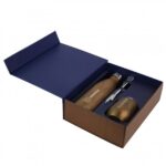 ΘΕΡΜΟΣ ΚΑΙ ΚΟΥΠΑ MATE YOKO DESIGN 2075 GIFT BOX 500ml BOTTLE & 250ml MUG & STRAW WOOD - Image 2