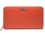 MENTZO L202 *ORANGE PAPAYA* RFID SELENE ΓΥΝΑΙΚΕΙΟ ΔΕΡΜΑΤΙΝΟ ΠΟΡΤΟΦΟΛΙ