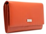 MENTZO L310 *ORANGE PAPAYA* RFID ATHENA ΓΥΝΑΙΚΕΙΟ ΔΕΡΜΑΤΙΝΟ ΠΟΡΤΟΦΟΛΙ - Image 2