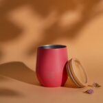 ΚΟΥΠΑ YOKO DESIGN 2192 MUG PASTEL CORAL 250ml HOT & COLD - Image 2