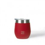 ΚΟΥΠΑ YOKO DESIGN 1756 MUG WITH LID RED 250ml HOT & COLD