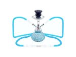 Ναργιλές με δύο σωλήνες Atomic Mini Stones Blue 25cm 0230749