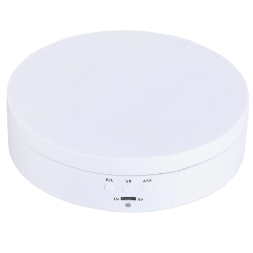 Περιστρεφόμενη Βάση για Βιντεοσκόπηση 19.5cm/360° – Φωτογράφιση Αντικειμένων Πλαστική (Λευκή) 03076 Περιστρεφόμενη Βάση για Βιντεοσκόπηση 19.5cm/360° – Φωτογράφιση Αντικειμένων Πλαστική (Λευκή) 03076 - Image 1