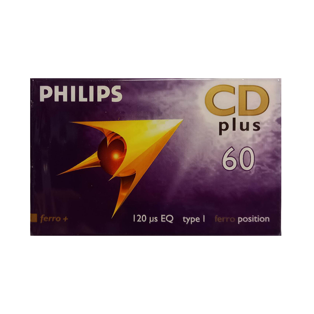 philipscdplus60 ΚΑΣΕΤΑ AUDIO (ΗΧΟΥ) PHILIPS CD PLUS 60MINUTES TYPE I/NORMAL POSITION - Image 1