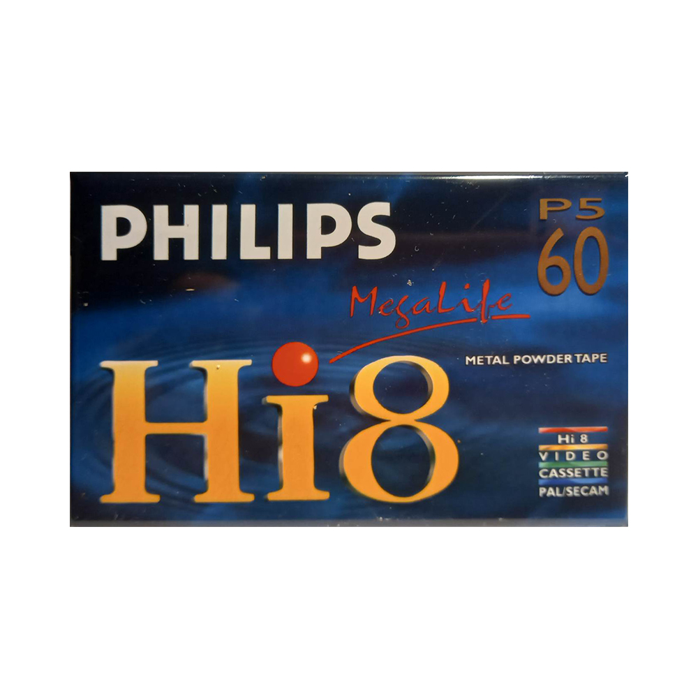 philipshi8P560 ΚΑΣΕΤΑ ΒΙΝΤΕΟΚΑΜΕΡΑΣ Hi8 PHILIPS ΜΕΤΑΛΛΟΥ ΔΙΑΡΚΕΙΑΣ 60SP Η 120LP ΛΕΠΤΩΝ - Image 1