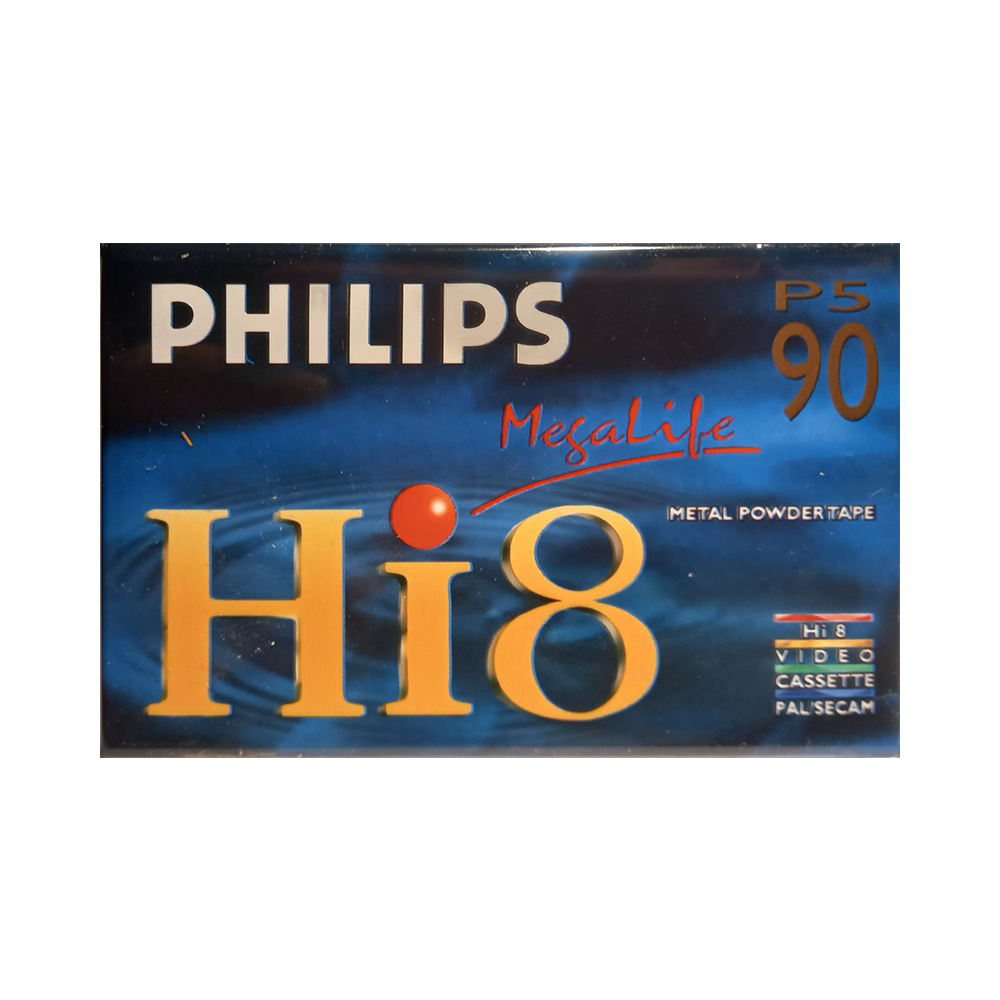 philipshi8P590 ΚΑΣΕΤΑ ΒΙΝΤΕΟΚΑΜΕΡΑΣ Hi8 PHILIPS ΜΕΤΑΛΛΟΥ ΔΙΑΡΚΕΙΑΣ 90SP Η 180LP ΛΕΠΤΩΝ - Image 1