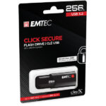 ΣΤΙΚΑΚΙ ΜΝΗΜΗΣ EMTEC 256GB USB 3.2 B120 CLICK SECURE - Image 2